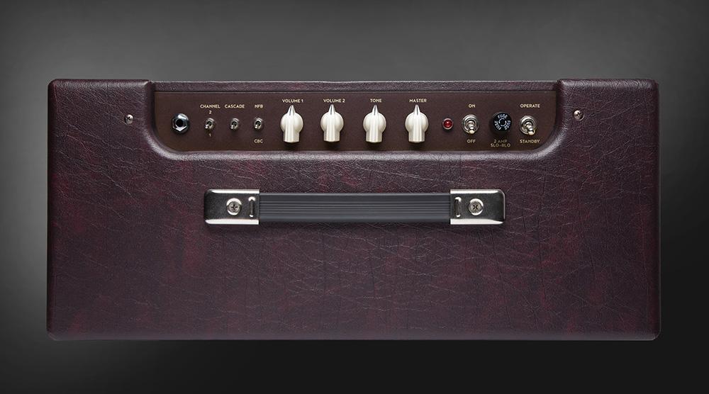 Oxblood Faceplate Bard Guitars + Amplifiers, Portland, OR